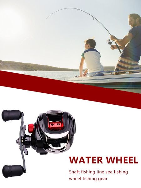 

baitcasting reels pro beros fishing reel 17+1 ball bearings 10kg/22lb max drag gear ratio 7.2:1 magnetic metal casting