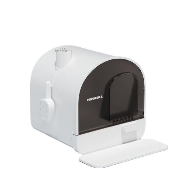 

other cat supplies front-entry fully enclosed litter box splash-proof drawer type cats toilet kittens poop basin deodorizing pet bedpans cd