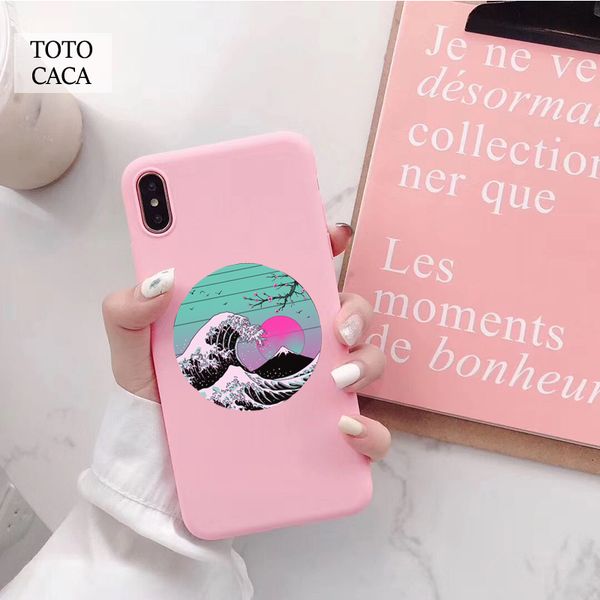 

the great vapor aesthetics phone case for huawei p20 p30 p40 lite p20 p30 pro lite case soft phone cover