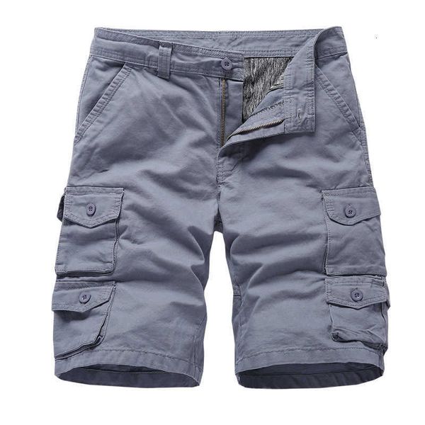 

men's shorts multi-pocket men casual short solid camo summer army camouflage tactical eld9, White;black