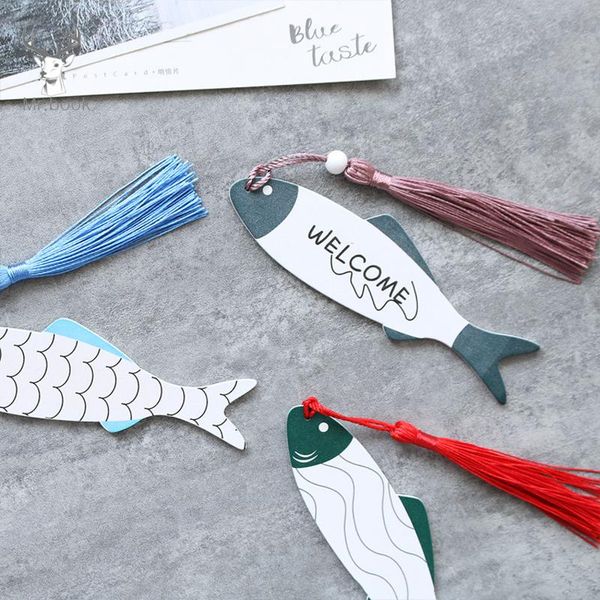 

bookmark 3pcs vintage design of fish creative wooden bookmarks promotional gift stationery film book mark children