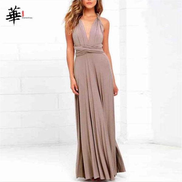 

casual dresses summer maxi dress multiway evening party for women multiple wear long femme robe, Black;gray