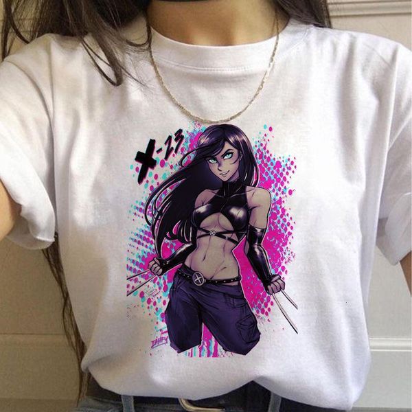 

summer women's print t-shirt women's harajuku ulzzang t-shirt graphic funny cartoon t-shirt streetwear retro 90s ladies, White