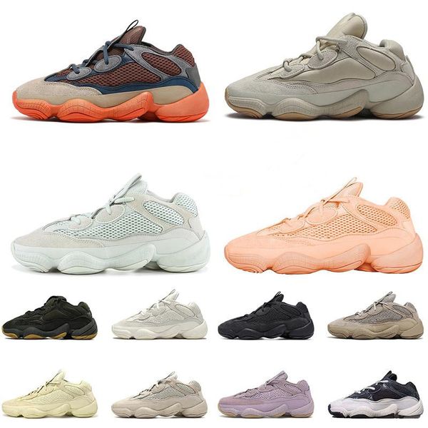 

women mens kanye 500 shoes taupe light enflame soft vision sneakers utility black bone white stone trainers