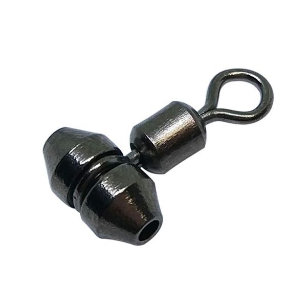 

infof 500-pieces fishing swivels 3 way swivel hook stainless steel fishing connector for hook lure feeder carp tackle