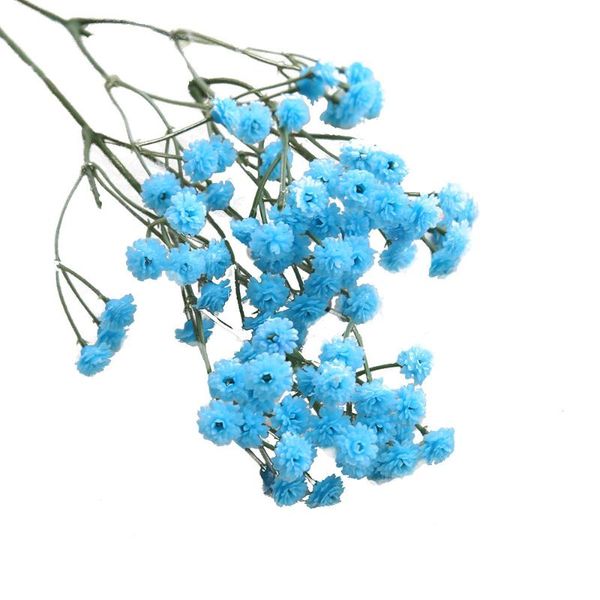 

artificial silk fake flowers baby's breath real touch artificial silk soft flower floral wedding bouquet party decoration 2021