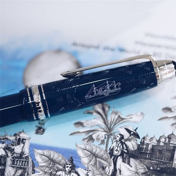 

promotion price blue / black ballpoint pen / roller ball pen exquisite office stationery 0.7mm ink pens for christmas gift no box, Blue;orange