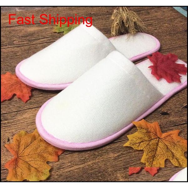 

5pair/set double disposable slippers l guest hospitality slippers thick non -slip qiaojingren home indoor di jllwle xhlight