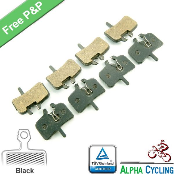 

bike brakes bicycle disc brake pads for hayes hfx 9/nine/mag plus brake, 4 pairs/order, black class resin