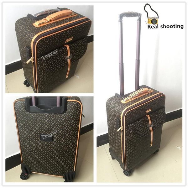 

suitcases women luggage bag with handbag rolling suitcase set