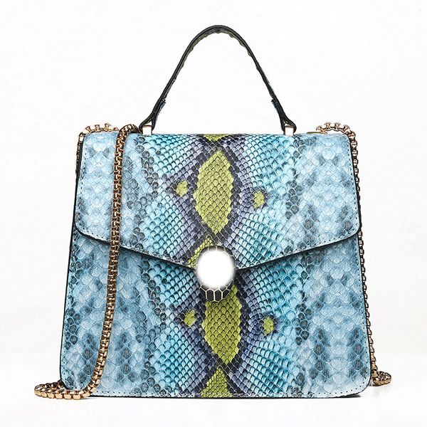 

2019 new korean fashion women's snake cross shoulder woman's bag c0301