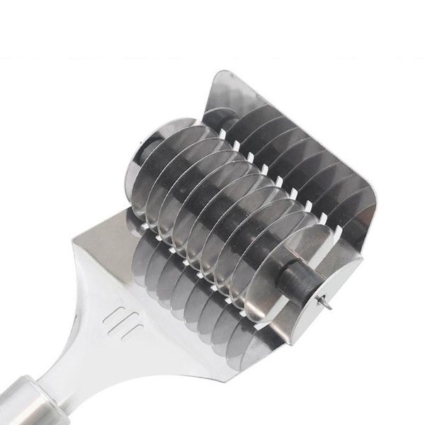

rolling pins & pastry boards stainless steel noodle lattice roller cutter manual dough pasta spaghetti maker kitchen supply