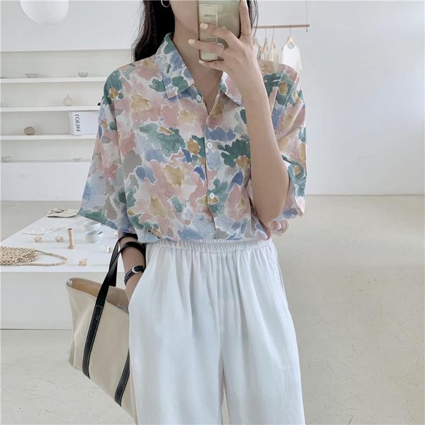 

women's t-shirt women chic vintage elegance short sleeves brief printed 2021 retro gentle basic stylish female loose shirts, White