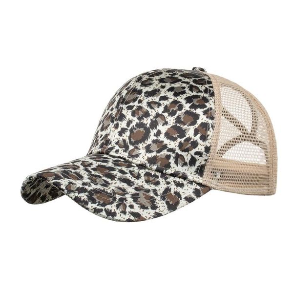 

cycling caps & masks fashion men's and women's leopard print baseball cap adjustable hip hop outdoor summer leisure, Black