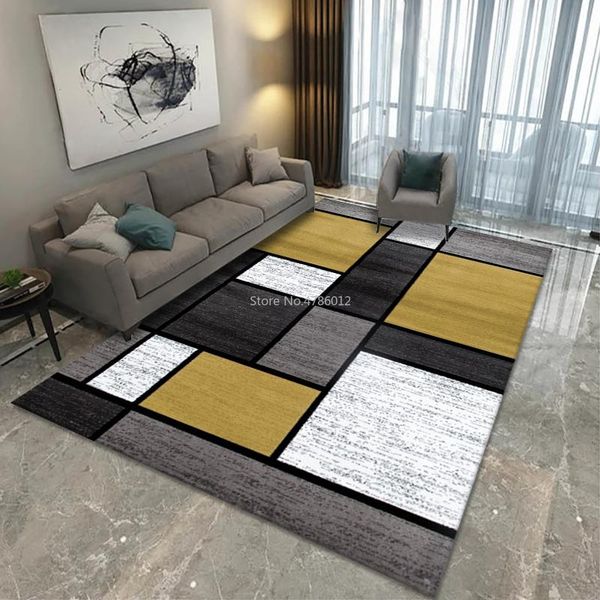 

carpets modern gold diamond velvet living room coffee table sofa carpet bedroom balcony hallway cushion rectangular customization