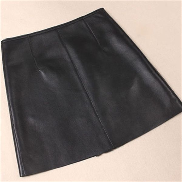 

2021 new real fashion genuine sheep leather g15 iud0, Black