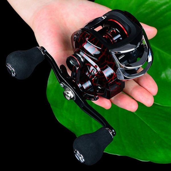 

baitcasting reels 18+1 bb fishing reel folding rocker spinning wheel right left full metal wire loop