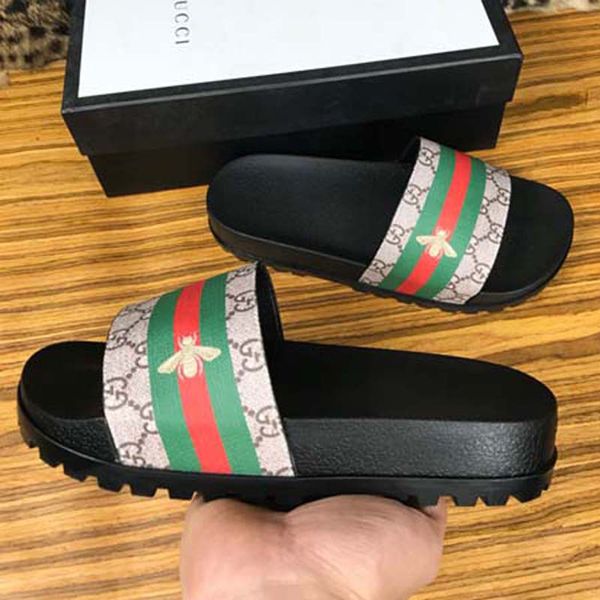 

stylish designer slippers shoes tigers fashion classics slides sandals men women shoe tiger cat design summer huaraches bagandshoe 060, Black