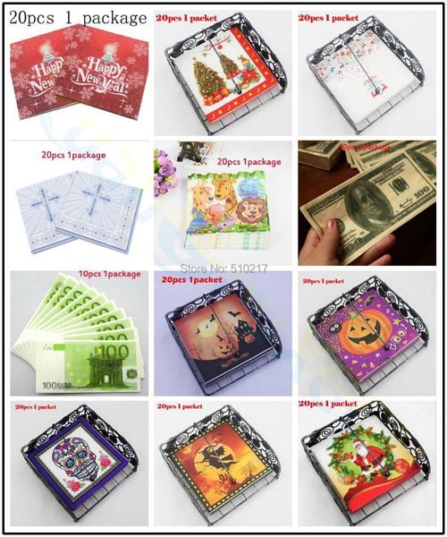 

disposable dinnerware 160bag bride groom paper napkin christmas party favor cocktail tea dinner home wedding year decoration