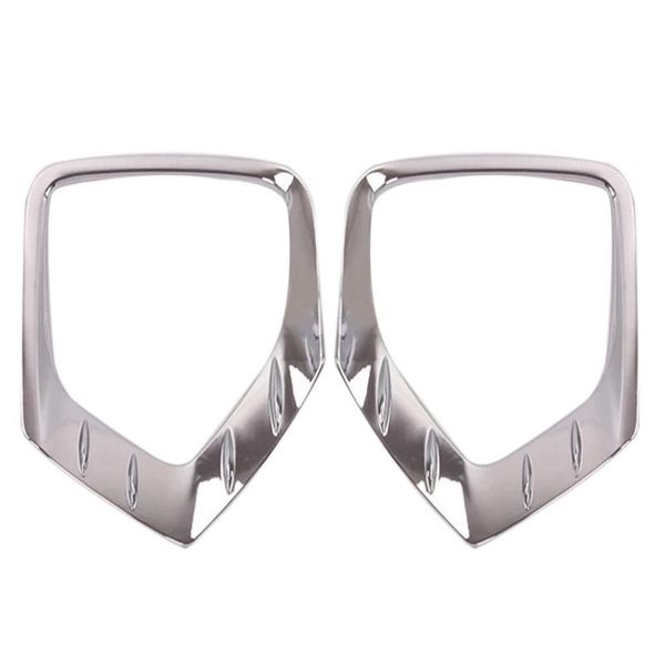

other lighting system for santa fe 2021 abs chrome front foglight fog light lamp cover trim frame sticker exterior accessories