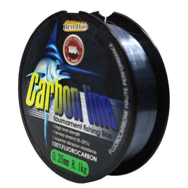 

100m fishing line low carbon line super strong monofilament quality fluorocarbon saltwater carp fishing fish-line
