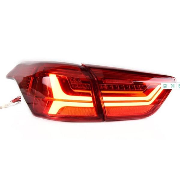 

car parts tail lights for hyundai ix25 creta 2015-2017 taillights led drl running lamp fog light angel eyes rear bulb