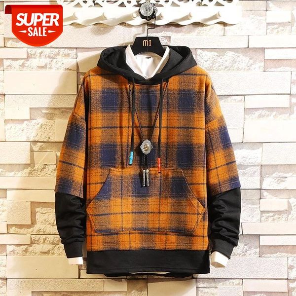 

autumn spring 2021 skateboard hoodie sweatshirt men's hip hop punk pullover streetwear casual fashion clothes overasian #o01r, Black