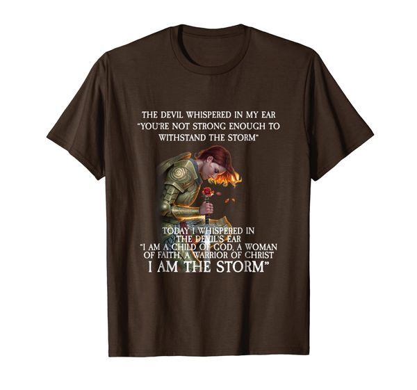 

you are not strong enough to withstand the storm t-shirt, White;black
