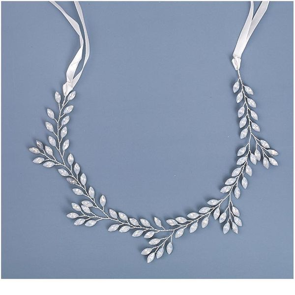 

pearl rhinestone headband hair accessories for women wedding accessories bride headband leaf flower headband decoration qylenl