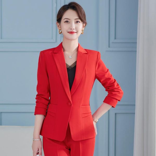 

women's suits & blazers plus size 4xl women coat fashion basic slim jacket ol styles fall winter for business work blaser outwear, White;black