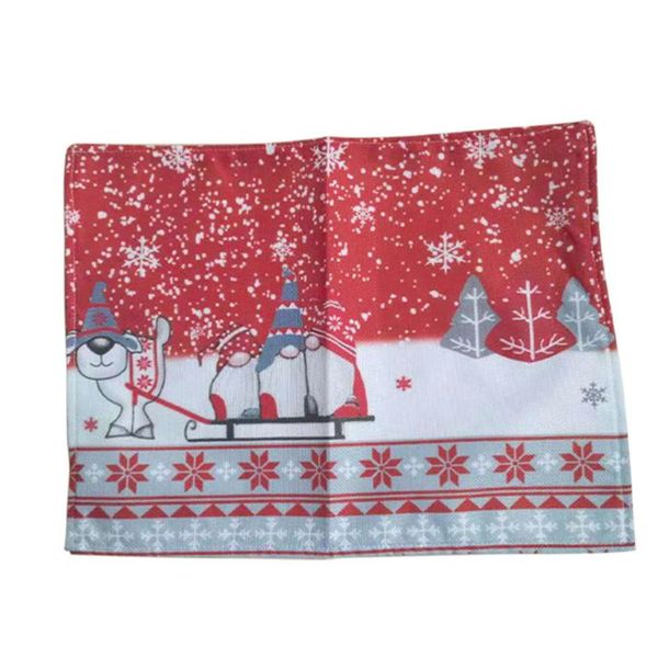

mats & pads 1pc decorative table mat christmas placemat dining pad adornment