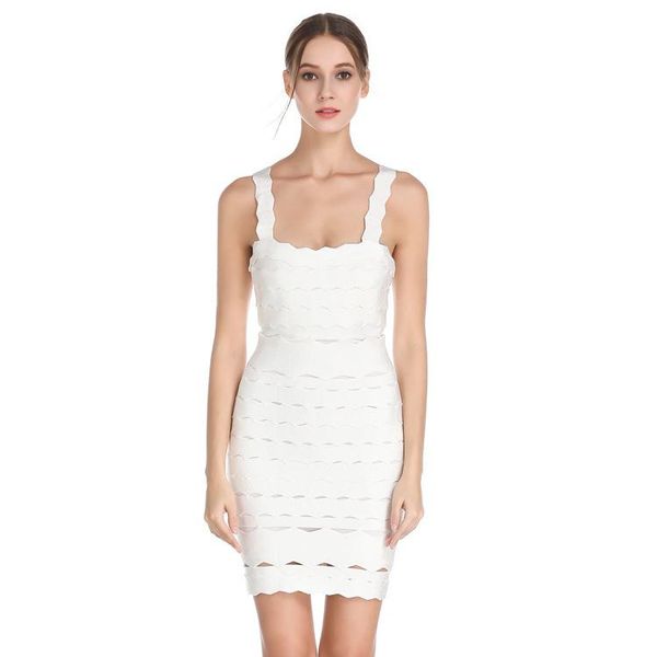 

casual dresses 2021 summer autumn hollow sling bandage dress jacquard party women's vestidos, Black;gray