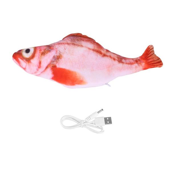 

cat toys electric swing fish pet play interactive chew toy headscarf model