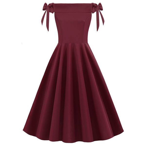 

women summer dress 2021 slash neck off shouder solid party dress vestidos ruffles a-line high waist dress robe femme#j30 aj8p, Black;gray