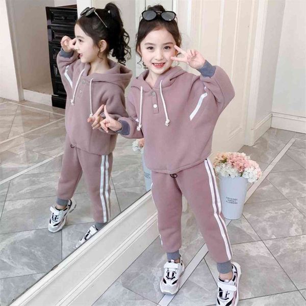

autumn girls tracksuit fashion long sleeve variety of styles kids sets sportswear comfortable children clothing, White