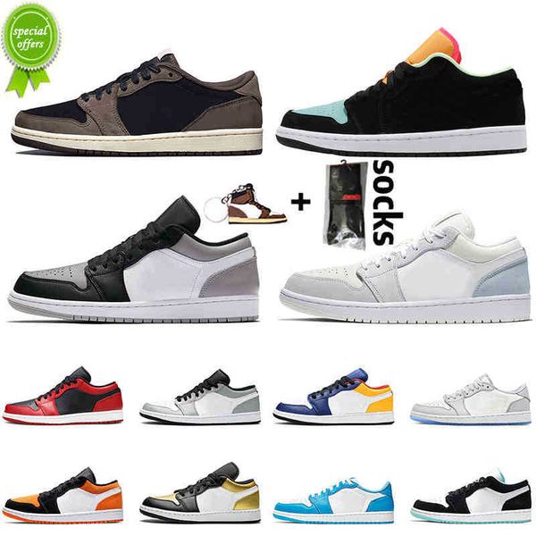 

7-13 2021 low 1s men womens jumpman 1 basketball shoes sneakers trainers light smoke grey travis lightbulb royal yellow court purple gold