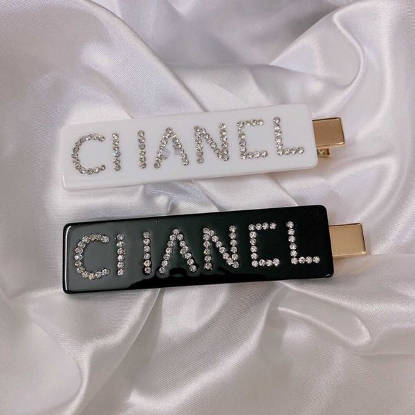

accessories hairdressing diamond letter edge clip women's fashion temperament net red with, Golden;silver