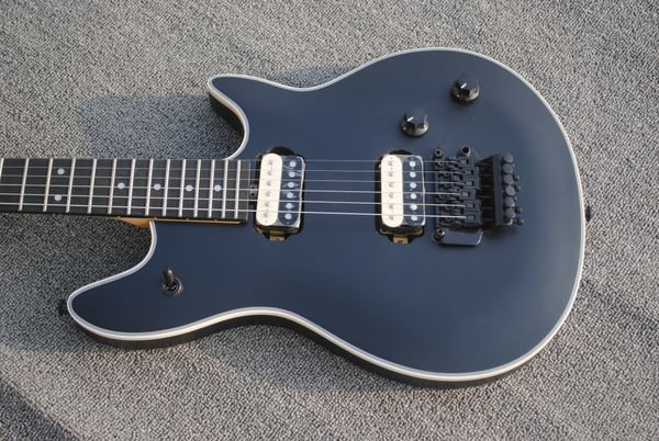 

music-man electric guitar matt black color