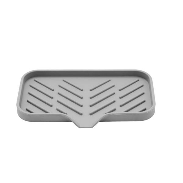 

soap dishes silicone sink storage holder drain rack organizer tray with spout