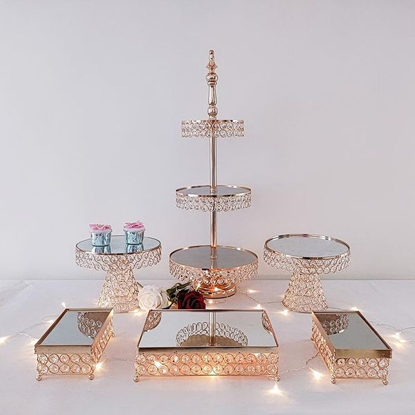 

other bakeware gold wedding dessert tray cake stand candy display plate for holiday cupcake pan party supply kitchen accessories