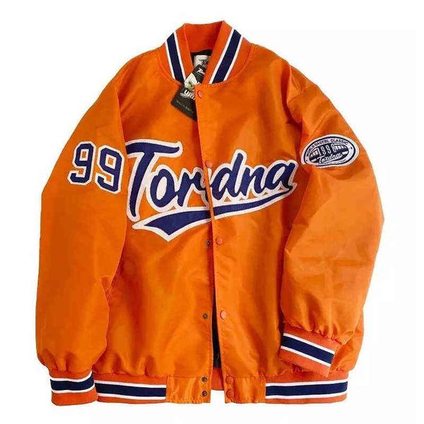 

hip hop baseball varsity jacket men vintage printed letters harajuku bomber coat single breasted chaquetas streetwear couple, Black;brown