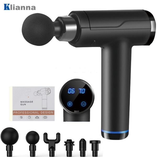 

massage gun est muscle deep percussion massager therapy handheld fascia for body relaxation exercising pain relief