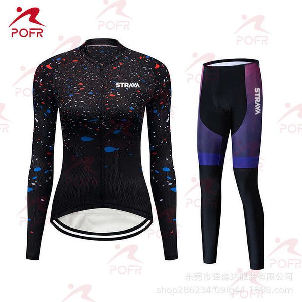 

outdoor cycling suit women's long sleeve suit road mountain biking suit fast dry breathable sportswear, Gray