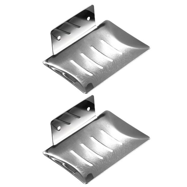 

soap dishes 2pcs washbale holder for shower drying dish stainless