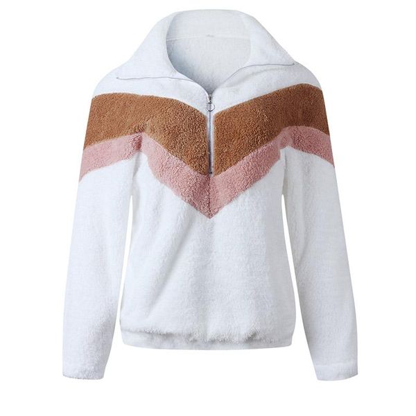 

women's hoodies & sweatshirts women fleece zipper hooded cashmere sweatshirt casual hoodie sportswear warmth, Black