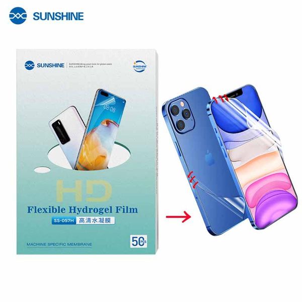 

professional hand tool sets 100pcs ss-057h hd flexible hydrogel film for cutting machine mobile phone screen protection front back waterproo
