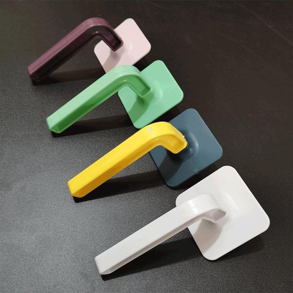 

2021 no hole hook strong load-bearing wall no mark hook bathroom and paste kitchen accessories multi-function kitchen