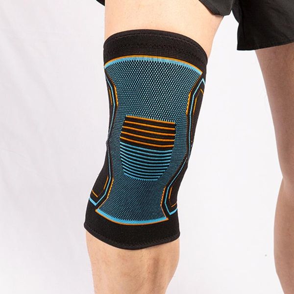 

elbow & knee pads 1pc outdoor sports knitted breathable cycling running fitness summer, Black;gray