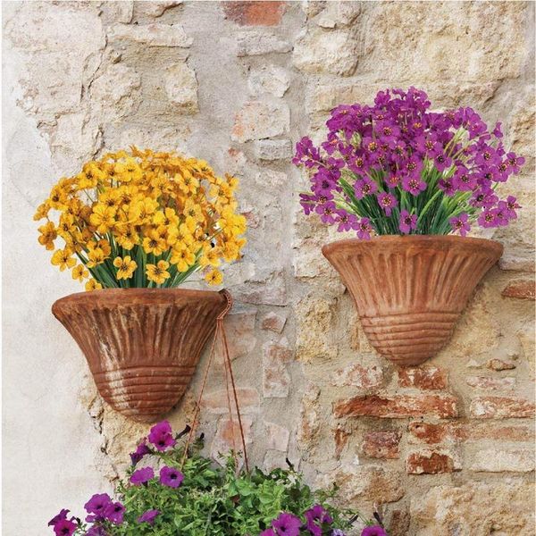 

decorative flowers & wreaths artificial flower outdoor plastic plant garden porch window box decoration
