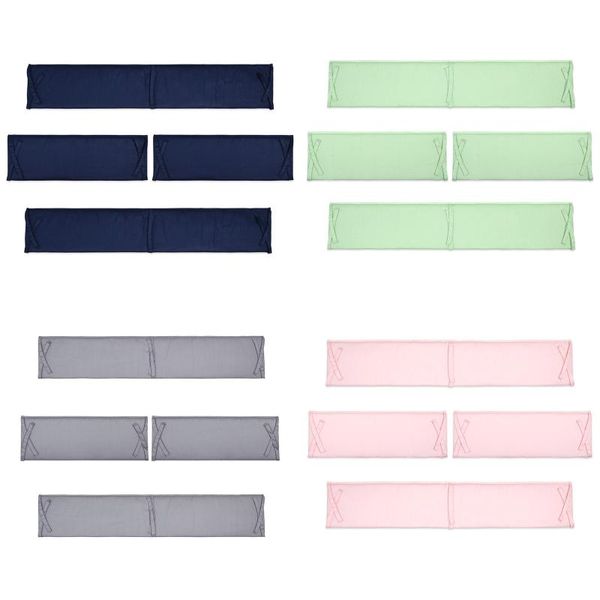 

bedding sets 4pcs/set baby bed solid color cotton crib infant bumper strip cradle anti-collision anti-drop barrier for children's